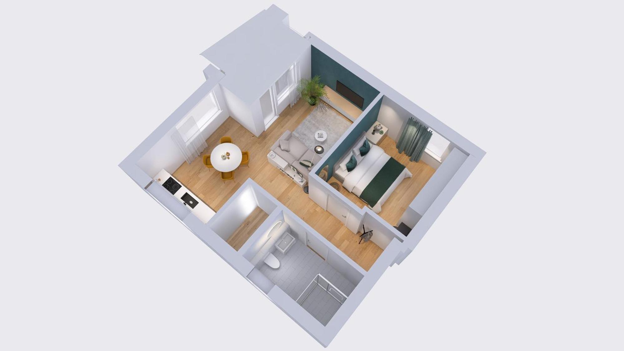 Apartmenthaus Am Kaiser-Wilhelm-Park Детмолд Екстериор снимка